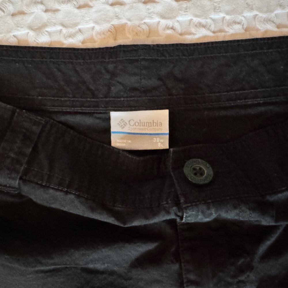 Columbia Sportswear Men’s Black Hiking‎ Fishing Outdoor Shorts 38 Lightweight - Picture 5 of 6